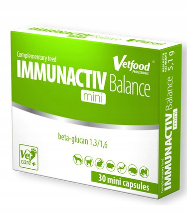 VETFOOD Immunactiv Balance mini 30 caps