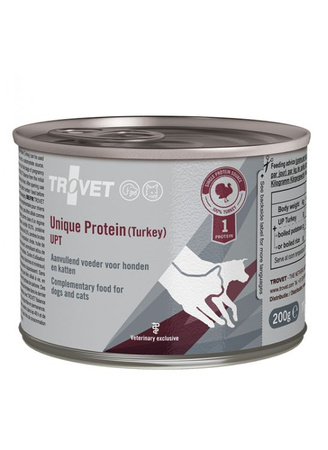 Trovet Unique Protein UPT Indyk dla psa i kota puszka 200g