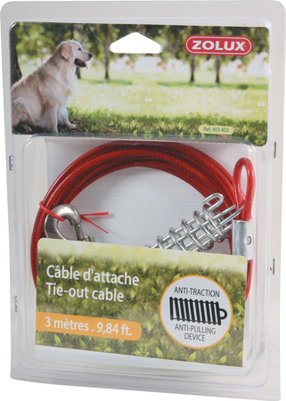 ZOLUX Linka z amortyzatorem dla psa 3 m