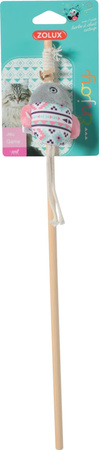 Zolux Zabawka dla kota wędka ryba KALI kol. szary 40 cm