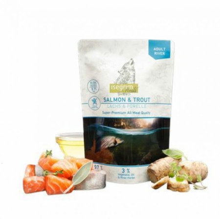 ISEGRIM PIES sasz.410g ADULT SALMON & TROUT/7