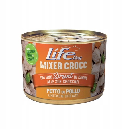LIFE DOG pusz.150g MIXER CROCC CHICKEN    BREAST /24