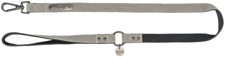 CityStyle, smycz, dla psa, bawełna, jasnoszara, M–L: 1.00 m/20 mm