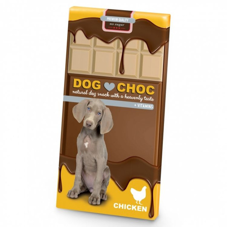 DUVO+ CZEKOLADA DLA PSA DOG CHOC CHICKEN 100g Z KURCZAKIEM /18