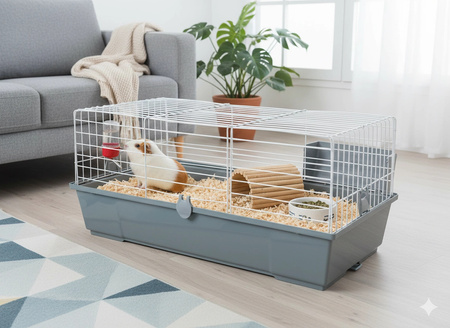 ZOLUX Klatka dla kawii domowej PRIMO 80 cm kol.szary