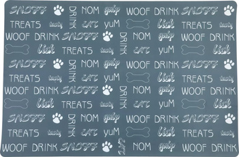 ZOLUX Podkładka pod miski dla psa czysta podłoga wzór napisy L 60x40 cm