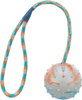 Trixie Piłka gumowa na sznurku 6/30cm [3454]