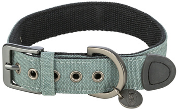 CityStyle, obroża, dla psa, bawełna, szałwiowa, M–L: 40–47 cm/30 mm, szeroka