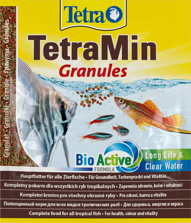 TETRA TetraMin Granules 15 g saszetka, pokarm w granulkach dla ryb akw.