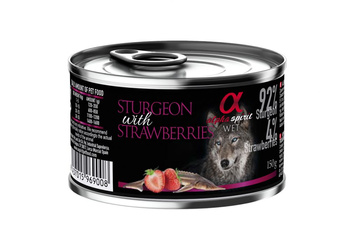 Alpha Spirit JESIOTR Z TRUSKAWKAMI 150g