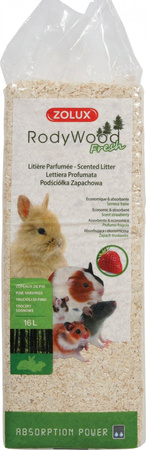 ZOLUX Ściółka trociny RodyWood Fresh zapach truskawkowy 16 l