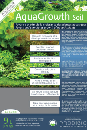 PRODIBIO AquaGrowth Soil 9 l (+ PRO868 BacterKit Soil 6 amp) podłoże akw. słodkowodne