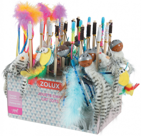 ZOLUX Zabawka dla kota, zestaw 24 wędek