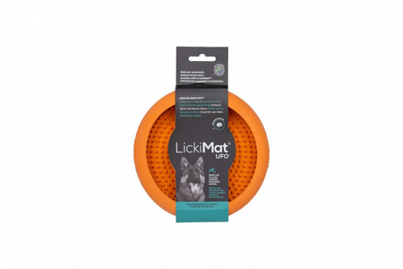 Mata Lickimat UFO pomarańczowa