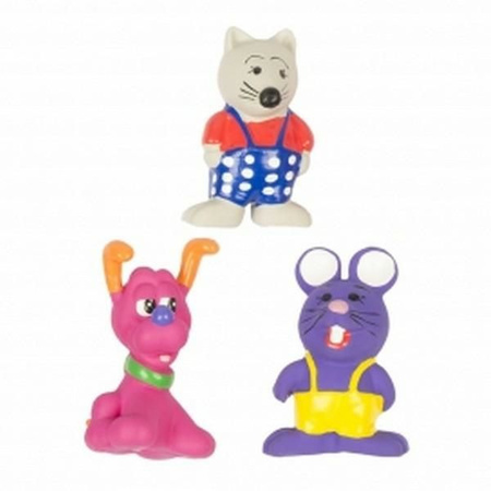 DUVO+ ZABAWKA LATEX MIX PIES & MYSZ 10cm 400035