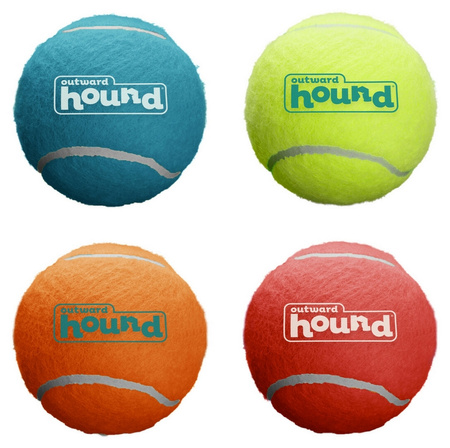 OUTWARD HOUND PIŁKI TENISOWE 4szt MIX  6,35cm M