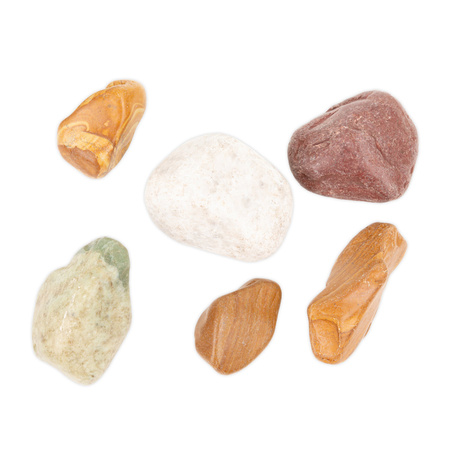 Kamienie polerowane Multicolor Pebble   50-80 mm  do akwarium terrarium 10kg/OPAK