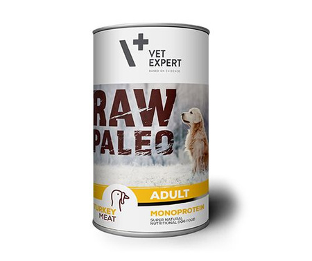 RAW PALEO karma wilgotna dla psów dorosłych - indyk 400g