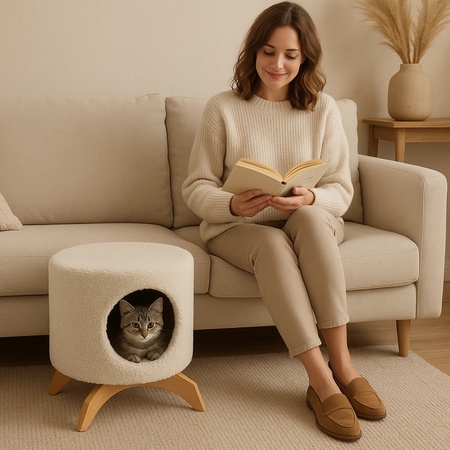 Zolux Domek dla kota MONTANA 1, kol. beż