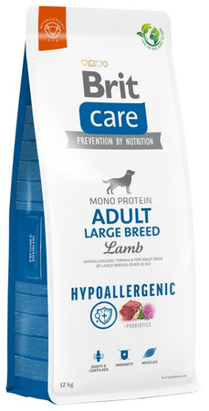Brit Care Hypoallergenic Adult Large Lamb 14kg (12+2kg gratis)