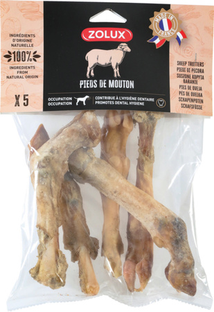 Zolux Przysmak naturalny dla psa Nóżka barania 5 szt., 250 g