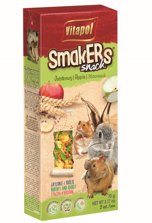 Vitapol Smakers dla gryzoni - jabłkowy 2szt [1114]