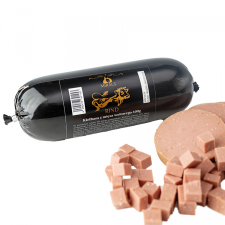 MIRALS Rind - kiełbasa z mięsa wołowego (400g)