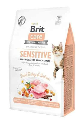 Brit Care Cat Grain Free Sensitive Healthy Digestion & Delicate Taste 7kg