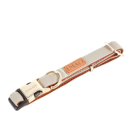 Zolux Obroża dla psa elegancka IMAO MAYFAIR 25 mm kol. szary