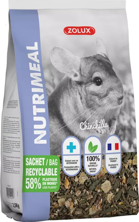 Zolux Pokarm mieszanka dla szynszyli NUTRIMEAL 3 2,5 kg