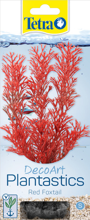 TETRA DecoArt Plant S Foxtail Red, sztuczna roślina akwariowa 15 cm