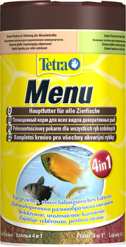 TETRA TetraMin Menu 250 ml pokarm dla ryb akwariowych 4 rodzaje płatków