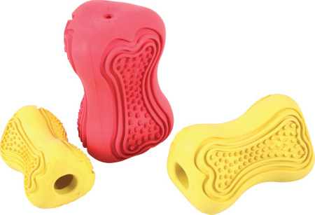 Zolux Zabawka kauczukowa dla psa wytrzymała TITAN roz.S kol. żółty