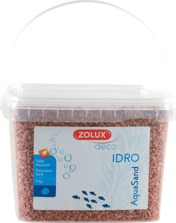 Zolux Żwirek do akwarium Aquasand ASHEWA pomarańczowy 5 kg