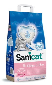 Kitten, żwirek, dla kociąt, sepiolitowy, 5L, niezbrylający