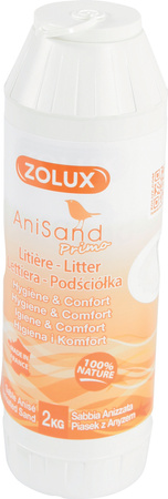 ZOLUX Piasek z anyżem do klatki dla ptaków AniSand Nature Primo 2 kg