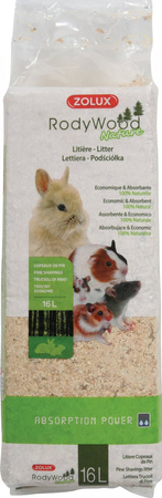ZOLUX Ściółka trociny dla królika i gryzoni RodyWood Nature 16 l
