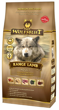Wolfsblut Dog Range Lamb Adult - jagnięcina i ryż 2kg