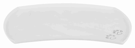 TX-24560 PODKŁADKA POD MISKI SILIKONOWA 51x27cm BIAŁA