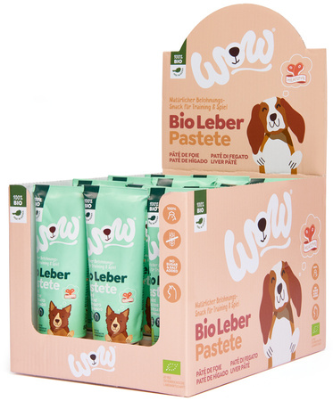 WOW BIO Leberpastete - ekologiczna mięsna pasta z wątróbką 80g