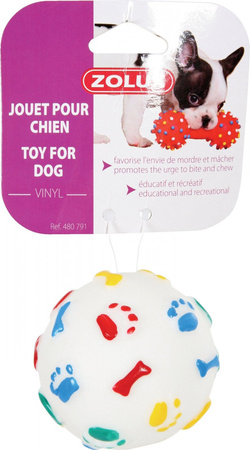 ZOLUX Zabawka winylowa dla psa Piłka sprężysta 7,5 cm