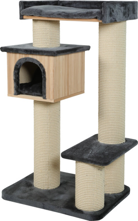 Zolux Drapak dla kota BAMBOO 6 kol. szary 126 cm