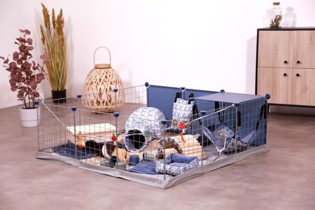 ZOLUX Wybieg dla kawii domowej Neopark NEOLIFE kol.niebieski 105x105x35