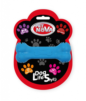 PET NOVA TPR SNACKBONE BLUE 11cm     /10