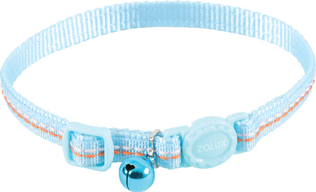 Zolux Obroża regulowana dla kota nylonowa TEMPO  kol. niebieski