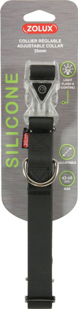 Zolux Obroża dla psa silikonowa 25 mm kol. czarny