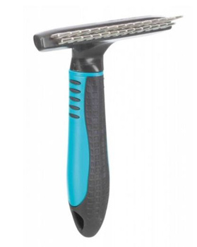 TX-23783 ZGRZEBŁO METAL PODWÓJNE DŁ.WŁOS  10x15cm  /3