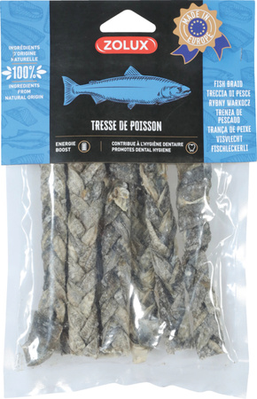 ZOLUX Przysmak naturalny dla psa Warkocz ze skóry dorsza 200 g