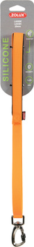 Zolux Smycz dla psa silikonowa 20 mm kol. pomarańczowy