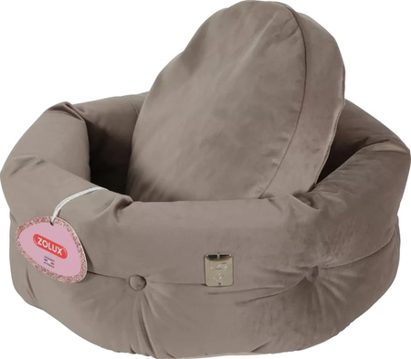 Zolux Legowisko dla kota CHAMBORD kol. jasny brąz 41x41x16 cm